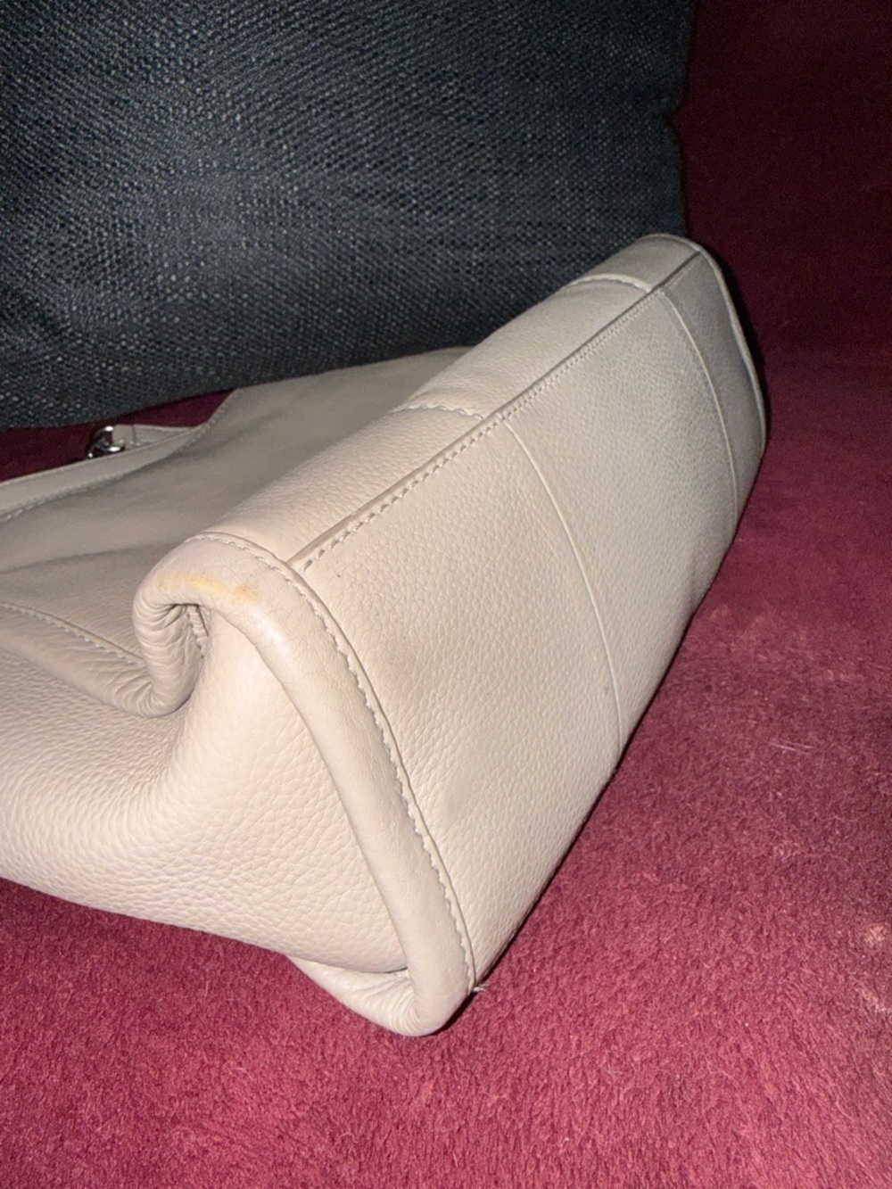Tory Burch Britten Slouchy Tote - French Gray - Picture 9 of 12